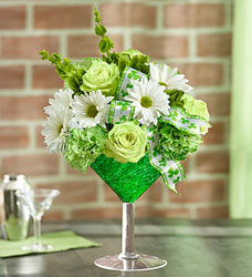 Green Dublin Cocktail Flower Power, Florist Davenport FL